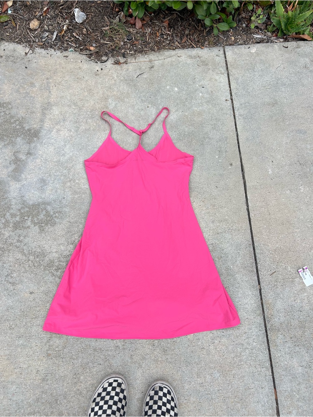Outdoor Voices Tennis / Athletic Backless Dress Cut Out Back Built in Shorts